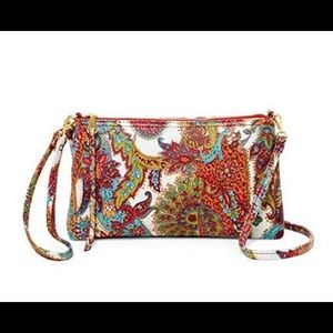 Hobo paisley crossbody/wristlet